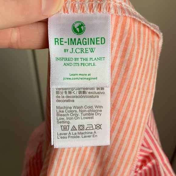 J crew factory smocked midi dress coverup NWT - Picture 10 of 10